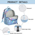 thumbnail image 4 of Small Backpack with Rainbow and Unicorn Patterns, Lightweight and Durable for Everyday Use, 4 of 6
