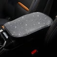 thumbnail image 3 of Bling Center Console Cover, Crystal Soft Arm Rest Protective Cushion, Universal Diamonds Car Interior Decor Accessories, Car Accessories for Women Girls, for Most of Vehicles, SUVs, Trucks, 3 of 8