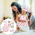 thumbnail image 1 of Daily Qaailabf 20pc Kids Cooking And Baking Set Kitchen Costume Pretend Role Play Kit Apron Hat, 1 of 6