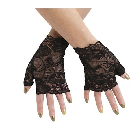 Sexy Lace Fingerless Gloves