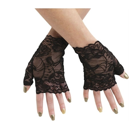 - Sexy Lace Fingerless Gloves