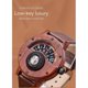 thumbnail image 3 of Reloj de cuarzo de madera Natural claro hecho a mano para hombre, esfera giratoria, estilo brújula, reloj deportivo de cuarzo para hombre, caja de regalo, 3 of 5