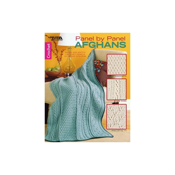 Leisure Arts Panel By Panel Afghans Crochet Book, Crochet Book, Pattern Books, Books Patterns, Patterns, Stitch Patterns For Beginners