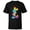 Black, variant on Disney Mickey Mouse Rainbow Tie Dye  - Short Sleeve T-Shirt for Kids- Customized-White