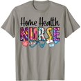 thumbnail image 1 of Heart Stethoscope Home Health Nurse T-Shirt - As Picture - XL, 1 of 4