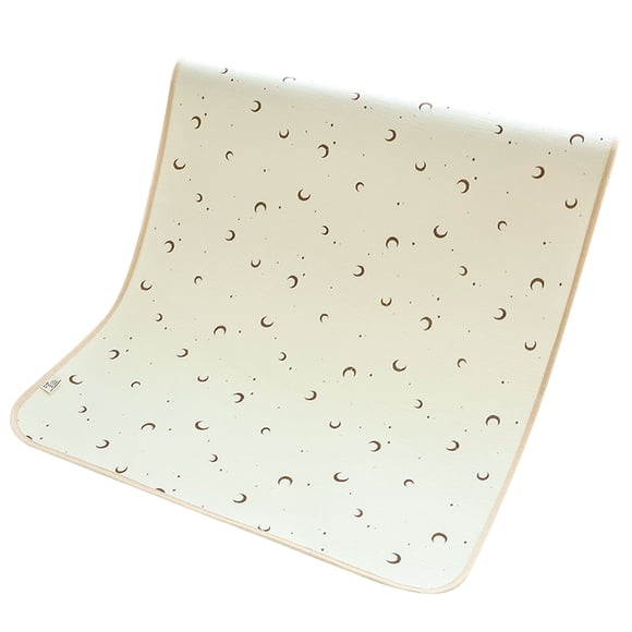 Tapis à Langer pour Bébés, Tissu Crêpe Imperméable et Respirant, Grande Taille 39,4 Po x 27,6 Po, Doux Extensible 95 % Coton 5 % Élasthanne, Drap Réutilisable pour Nouveau-Nés et Tout-Petits