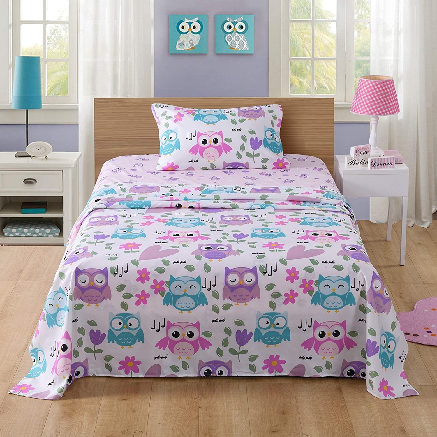 Elephant Sheet Bed Sheets for Kids Girls Boys Teens Children Beds Set 