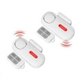 thumbnail image 1 of Wireless Door Alarms When Opened with Remote,Door Security Sensor Chime Window Alarm Pool Alarm Door Alarm 2 Pack, 1 of 8