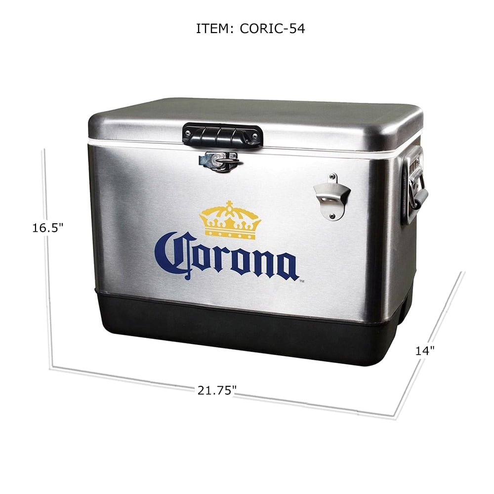 stainless ice chest