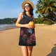 thumbnail image 3 of Balery Rose Full Moon Black Wolf Vestidos de verano para mujer con estampado: vestido holgado sin mangas, vestido playero informal y cómodo para días calurosos., 3 of 7