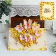 thumbnail image 6 of KWHOME Flowers Pop up Card, Everlasting Bloom 3D Pop up Valentines Day Card with Message Insert, Foldable Flower Bouquet Greeting Cards for All Occasion Birthday Valentine Day Mother's Day,#A/1PCS, 6 of 7