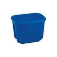 thumbnail image 1 of HOMZ 10 Gallon Heavy Duty Plastic Storage Container, Capri Blue (4 Pack), 1 of 12