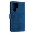 thumbnail image 5 of Jiahe Cover For Samsung Galaxy S22 Ultra 6.8 inch Zipper Wallet Case,Rugged Shockproof with Card Slot Holder Wrist Strap Kickstand Flip Leather Cover,Darkblue, 5 of 10