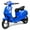blue, variant on Electric Moped Scooter for 8-12 Kids, 24V 350W Kids Ride on Motorcycle, Max Up to 14MPH, with Rear Brake, Twist Grip Throttle & LED Light