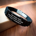 thumbnail image 2 of Web Developer Gifts: Funny Quote Glide lock Clasp Bracelet for Men, Unique Father's Day Unique Gifts from Friends, Coworkers, or Family, 2 of 4