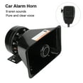 thumbnail image 3 of ALARMA DE ASARRO DE ADUNTENCIA DE CAR CAR KITS DE BOCINA DE FUEGO 9 Sonidos Con Megáfono Altavoz de 130DB 200W, 3 of 7