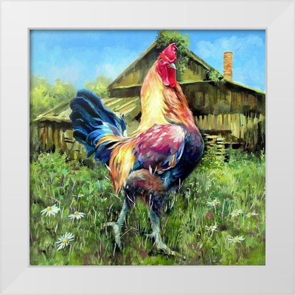 Pautov, Igor 26x26 White Modern Wood Framed Museum Art Print Titled - Aristocrats
