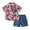 Z13Orange, variant on Utlike Boys Outfits Sets Cartoon Set Clothes Tops+Shorts Summer Baby Outfits T Shirt Outfits&Set Boys Clothing Sets For Dailywear Size 3 Years-4 Years