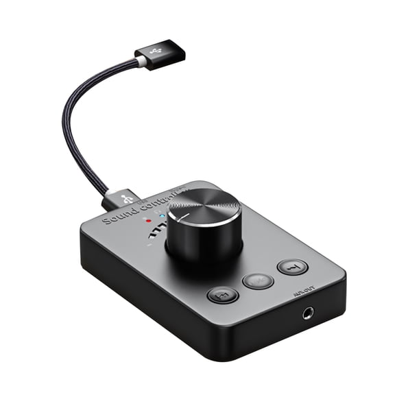 USB Volume Control Knob with Bluetooth 5.1 One-Key Mute for Window7 / 8/10 / XP