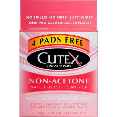 Cutex Polish Remover Pads, 6ct