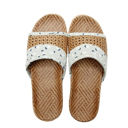 Alipis 1 Pair Printing Thick Bottom Slippers Shoes Non Sandals Creative Open Toed Slippers for Home (Green  Size 26CM  9US  6.5UK40.5EU 10.218Inch )