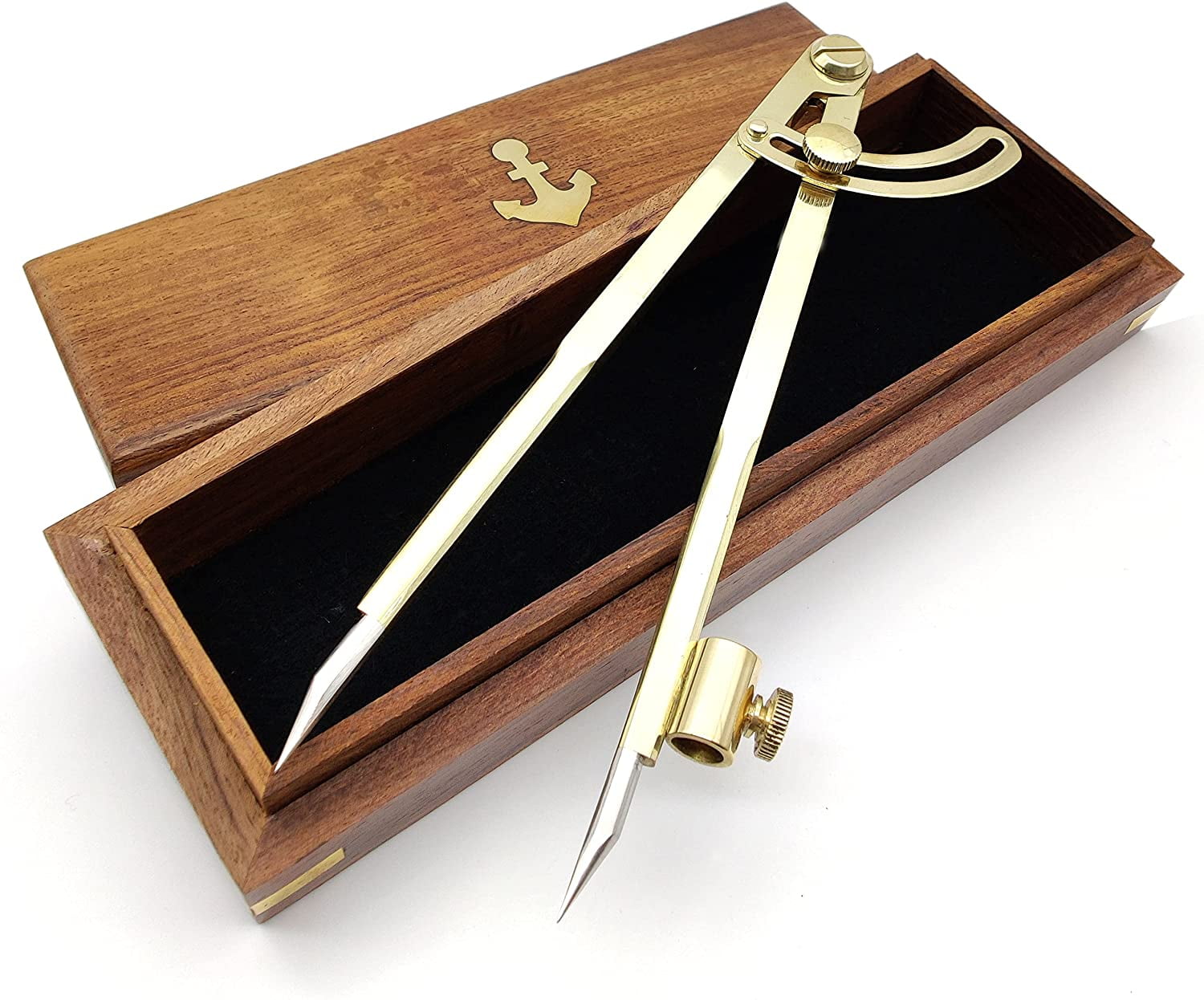 5MoonSun5's 8 Inch Large Pencil Marking Compass Circle Leather Scratch