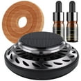 thumbnail image 1 of EIMELI Solar Car Air Freshener Solar Rotating Car Aroma Diffuser with 2 Essential Oil Small Car Essential Oil Diffuser Odor Eliminator Auto Interior Decoration for Car Cologne, 1 of 4