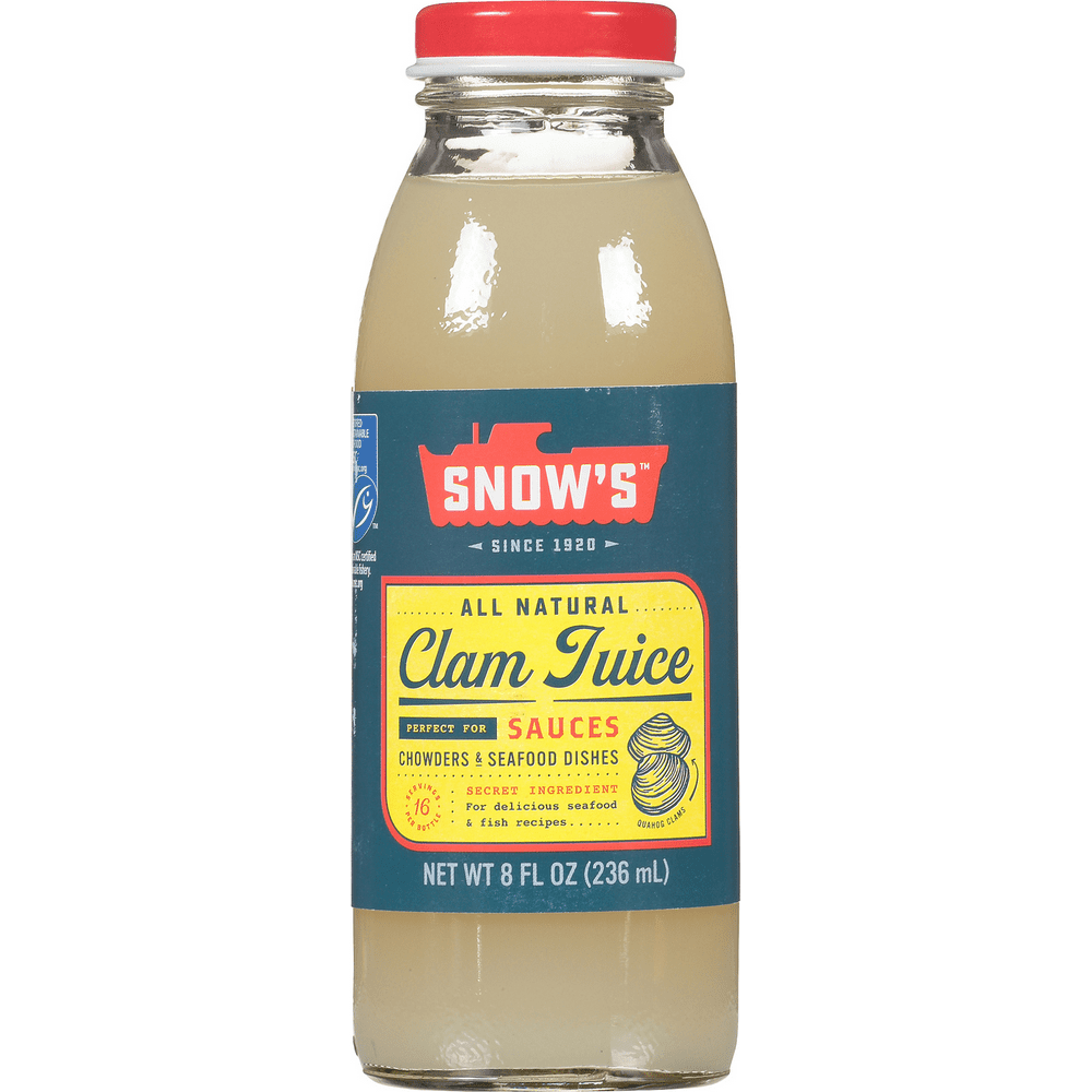 Snow's All Natural Clam Juice 8 oz