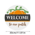 thumbnail image 3 of OVINYER Autumn Door Sign Welcome Sign Pumpkin Maple Leaf Door Sign For Fall Front Door Farmhouse Outdoor Home Decor E Decals, 3 of 3