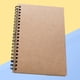 thumbnail image 4 of BRIGHTFUFU Cuaderno de bocetos de papel Kraft clásico DIY, papelería, suministros escolares, Bloc de notas en espiral para pintar, dibujar, regalo para niños, 2 uds., 4 of 7