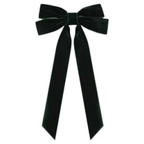 Hair Bow Soft Velvet Bow Christmas Tree Ornament Vintage Ribbon for Garland Wreath Rustic Crafts Gift Indoor Outdoor Xmas Decorations Hanging Wrapping Wreaths Home Decor Wedding Girls Toddlers