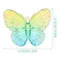 thumbnail image 2 of CRILSTYLEO Mini Acrylic Butterfly Decor 50Pcs For Diy Crafts And Bag Accessories, 2 of 8