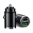 thumbnail image 1 of 30/100W Fast Car Charger 2Ports Universal Socket Adapter For Iphone, 1 of 8