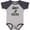 Baseball Heather and Navy, variant on Inktastic Diving Future Scuba Diver Like Daddy Boys Baby Bodysuit