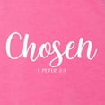thumbnail image 5 of Wild Bobby Chosen 1 Peter 2:9 Inspirational/Christian Women Tri-Blend Racerback Tank Top, Vintage Pink, X-Large, 5 of 5