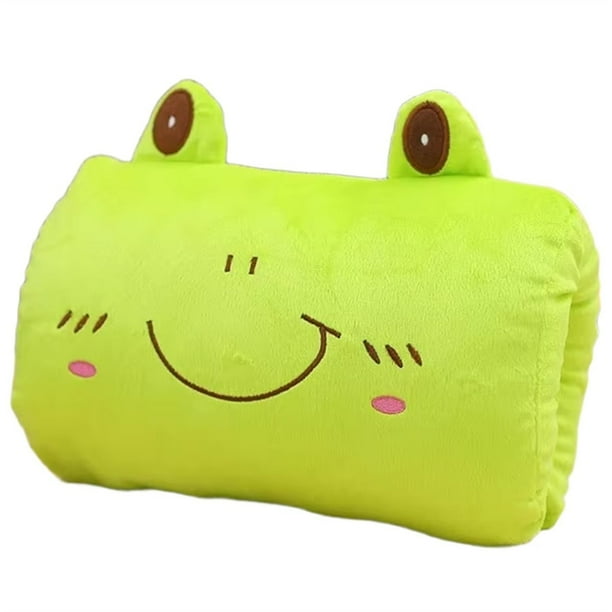 Almohada de Peluche de Invierno con para Niños, Calentador de Manos, Almohada para , Artículos de Viaje para en el Escritorio