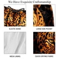 thumbnail image 4 of luoweisi Men's Beach Shorts Quick Dry Swim Trunks with Mesh Lining Leopard M, 4 of 5