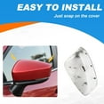 thumbnail image 3 of Red Right Passenger Side Mirror Cover Cap For Mazda 3 2010 2011 2012 2013 No-Signal (Red Right Passenger Side), 3 of 5