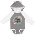 thumbnail image 3 of Inktastic Flower GIrl with Flower Circle Girls Long Sleeve Baby Bodysuit, 3 of 5