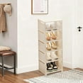 thumbnail image 6 of Uuiauoio Vertical Narrow Tall Shoe Rack for Front Door Entrance,Sturdy Shoe Rack Organizer for Closet Entryway, Storage Shelf, Space Saving Stackable Shoe Tower, 6 of 6