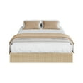 thumbnail image 2 of Wood Platform Bed with Fluted Design, Low Profile BedFrame, Minimalist Bed Base with Noise-Free, Easy Assembly, No Box Spring Needed, 2 of 9