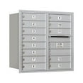 thumbnail image 2 of Salsbury Industries Recessed USPS 14 Door Rear Load 4C Horizontal Mail Center with 1 Parcel Locker, 2 of 4