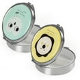 thumbnail image 2 of Metal Jewelry Box with Mirror - Compact Organizer for Rings, Necklaces, Earrings - Also Ideal as a Pill Box - Set of 2, 2 of 4