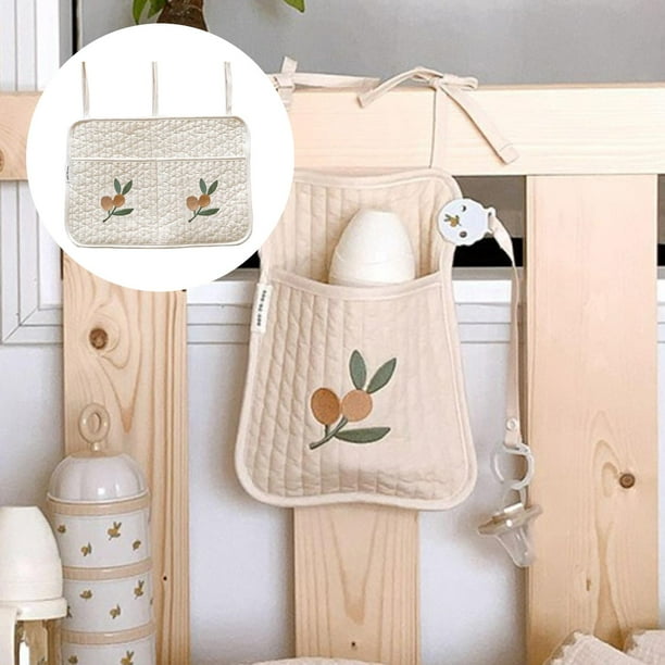 Bolsa de panales para bebes bolsas de almacenamiento colgantes algodon bolsas de almacenamiento para cochecito portapanales para recien nacidos para j Oliva Grande Macarena Organizador de cuna Walmart...
