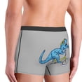 thumbnail image 4 of Kdxio Men's Boxer Briefs with Fun Riding Dinosaur Print - Comfortable and Breathable Underwear for Everyday Wear, 4 of 7