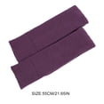 thumbnail image 5 of Calentadores de piernas Wosthever 1 par para mujer Calcetines de pila Morado oscuro, 5 of 5