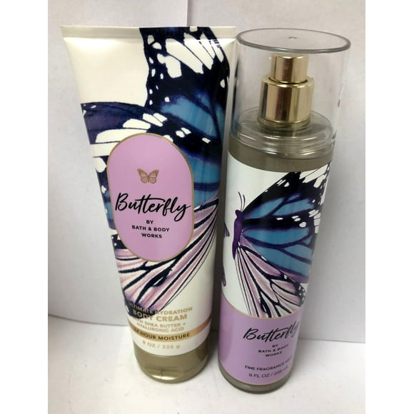 Bundle Bath & Body Works Butterfly Fine Fragrance Mist + Crema corporal