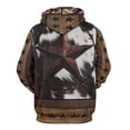 thumbnail image 3 of Western Texas Star Vintage Style Stars On Wood Panel Print Rustic 3d Sweatshirts Hoodie Fashion Casual Personality Men's Women Street Hoodie Pullovers Long Sleeve Comfortable Top, 3 of 6