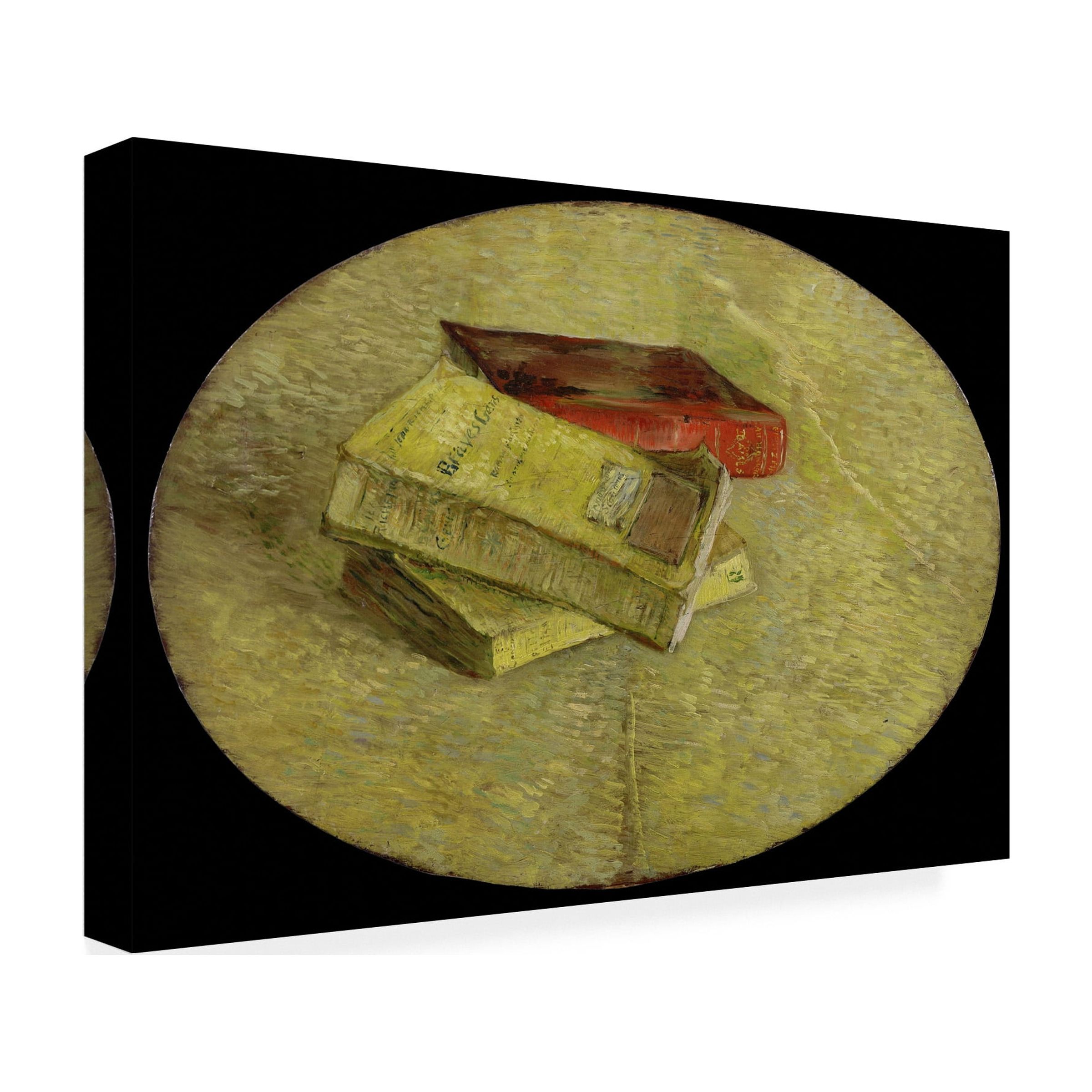 Van Gogh 'Three Books' Canvas Art