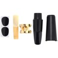 thumbnail image 1 of HUGFEGWE Sax Mouthpiece Set, Alto Saxophone Mouthpiece Kit with Cover, Reed, Buckle, Pads Alto Sax Ligature Mouthpiece Alto Sax Ligature Mouthpiece Alto Sax Ligature Mouthpiece CJB91-20146, 1 of 8